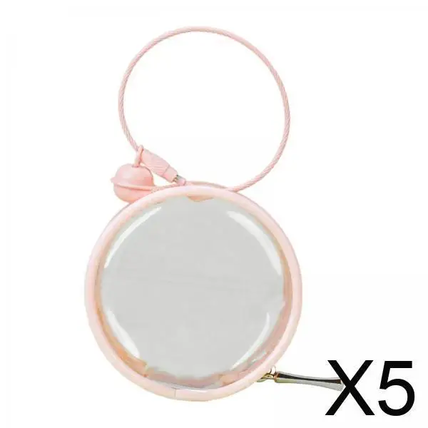 

Прозрачная сумка-органайзер для кукол из ПВХ, пылезащитный портативный чехол на молнии для аксессуаров для миниатюрных кукольных домиков