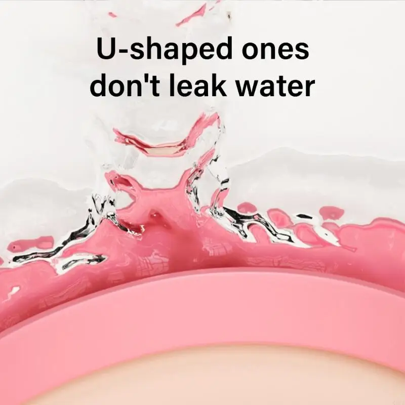 قبعة استحمام ممتعة على شكل حيوان، مقاومة للرذاذ، تصميم خفيف الوزن، سهلة التنظيف والعناية بالطفل