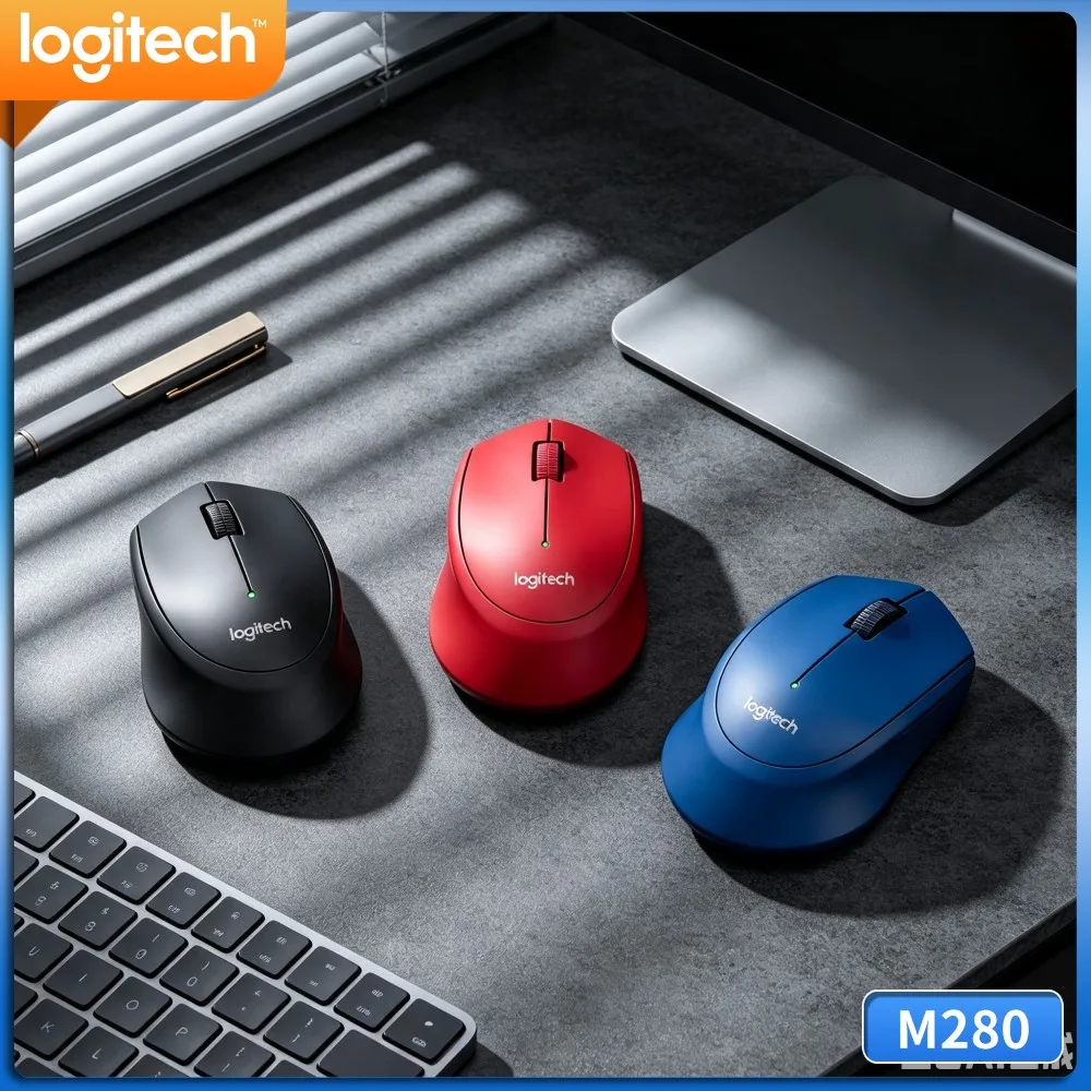 Common Home Business Wireless Mouse M280 2.4G Low Power Consumption Precise Tracking Usb Receiver For Pc Laptop Desktop Office