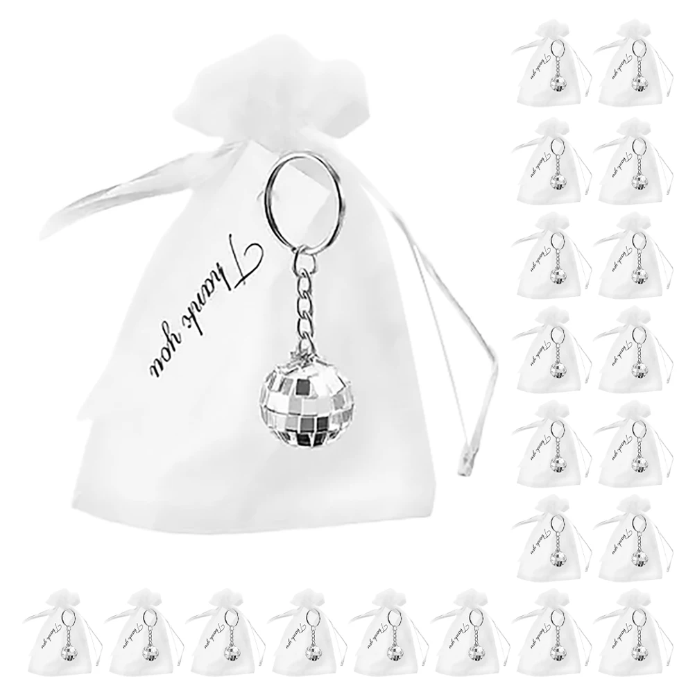

Disco Keychain Ball Party Favors Decorative Mini Disco Ball Keychains Bulk Gifts Tags Accessories Celebrations