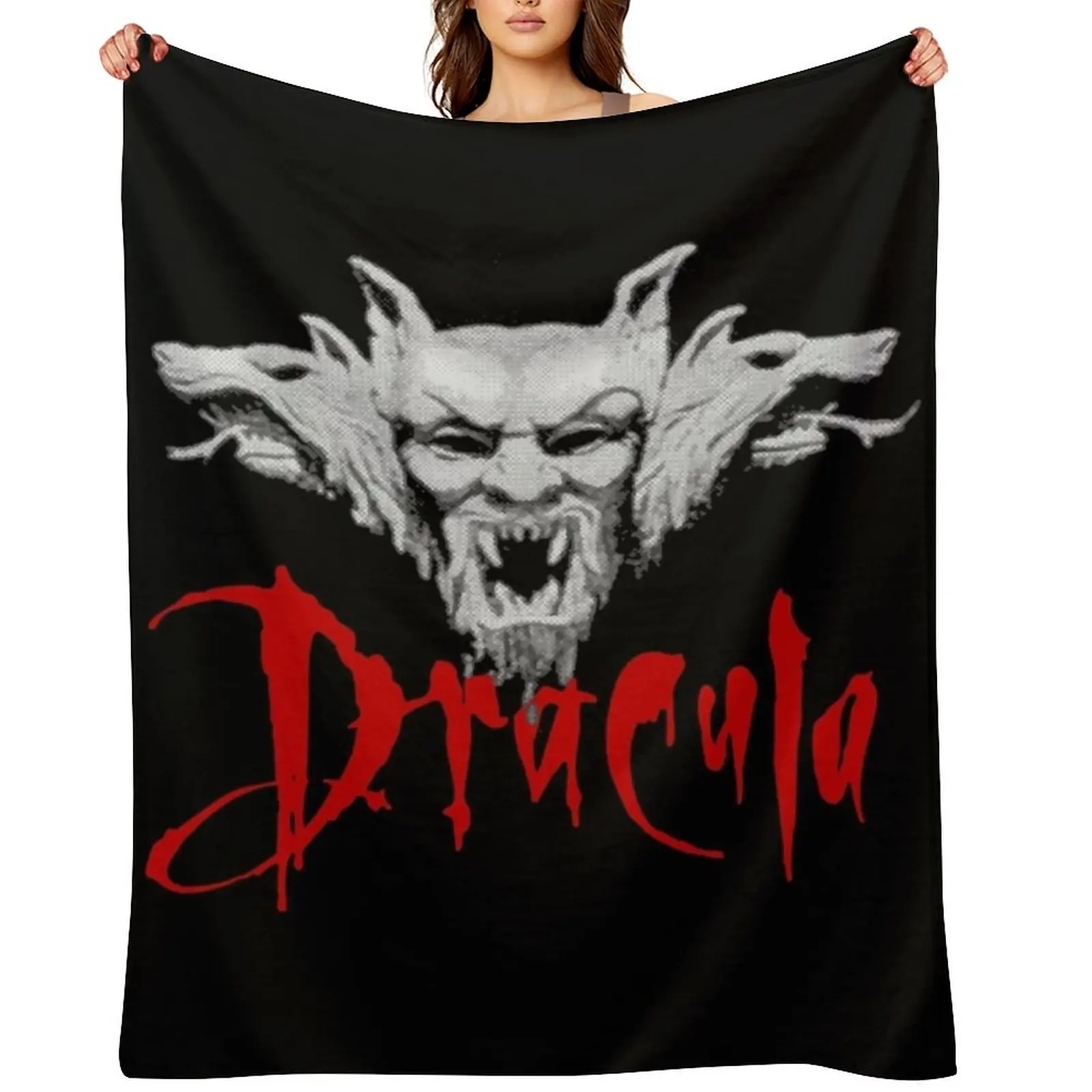 

Dracula Bram Stoker Throw Blanket Large Picnic anime Bed Blankets