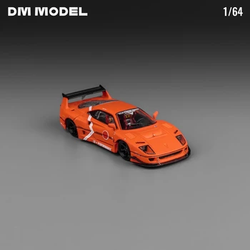 DM modèle 1/64 Liberty Walk F40 Zero Fighter Orange modèle de voiture moulé sous pression