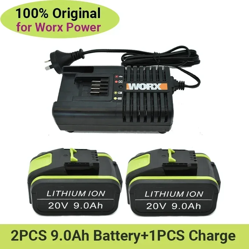 

WA3551 WA3553 WX390 WX176 WX178 WX386 WX678 Lithium Battery Replacement For WORX 20V 9Ah Electric Tools With Charger