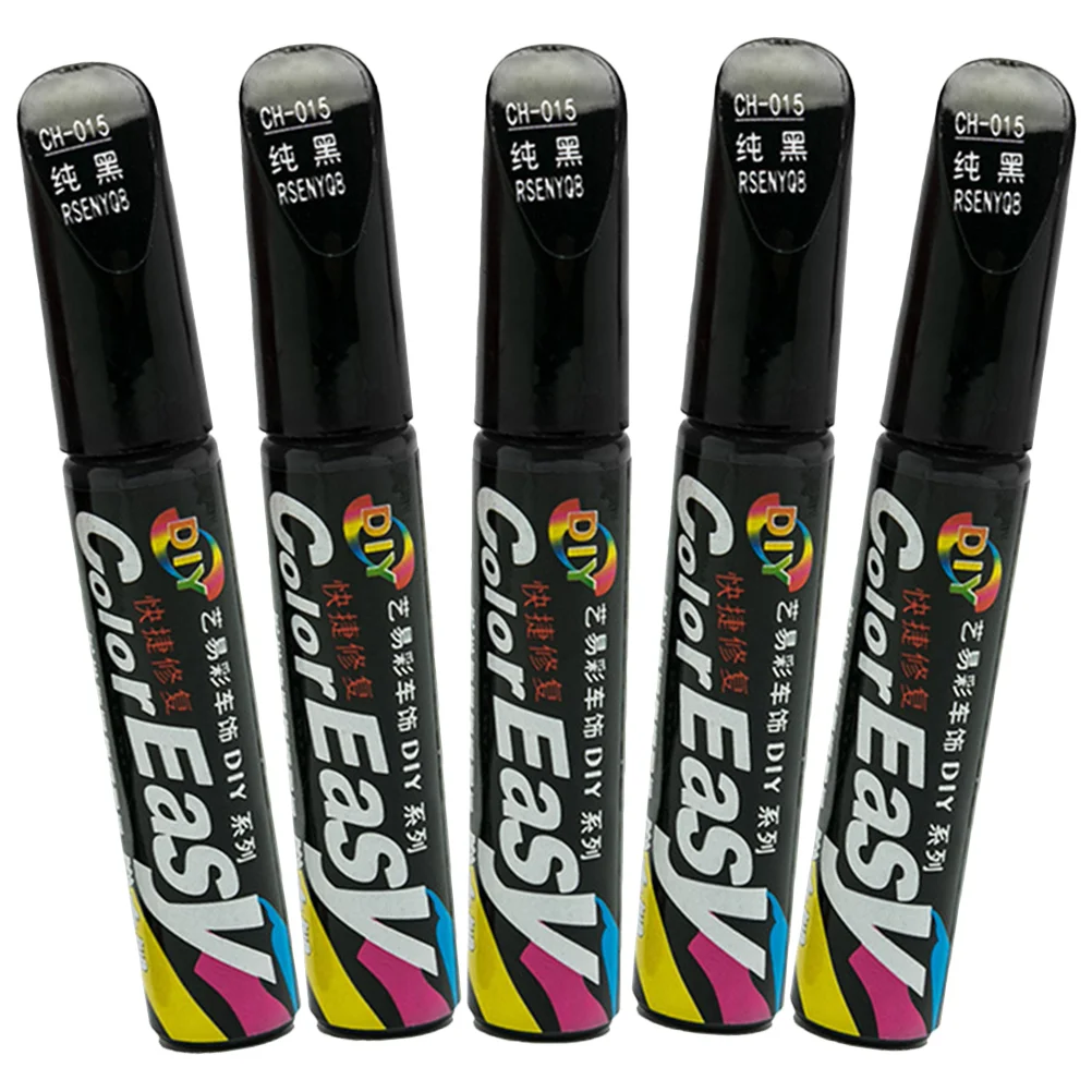 

5 Pcs Cars Scratch Remover Paint Surface Automotive Repair Black Pen Tool Removal for