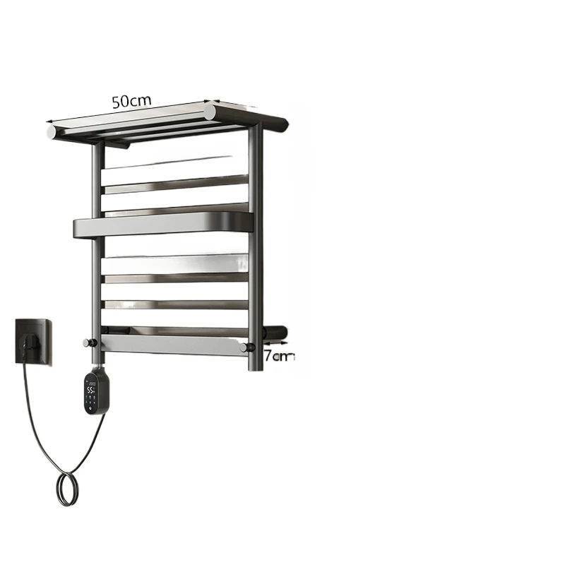

*Intelligent electric towel rack carbon fiber heating drying timing towel rack