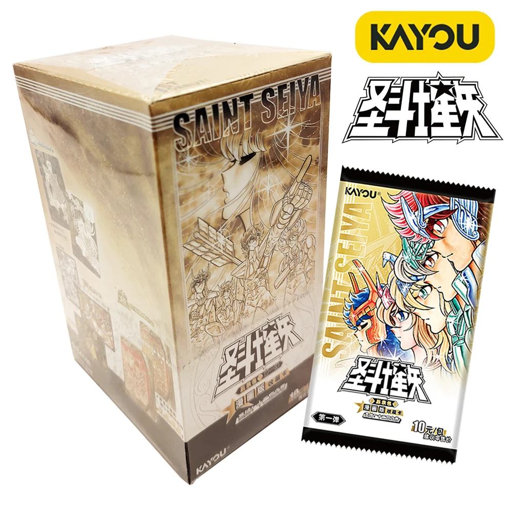 original-kayou-saint-seiya-collection-card-christmas-surprise-desktop-toy-boy-and-girl's-like-fantasy-comic-creative-peripheral