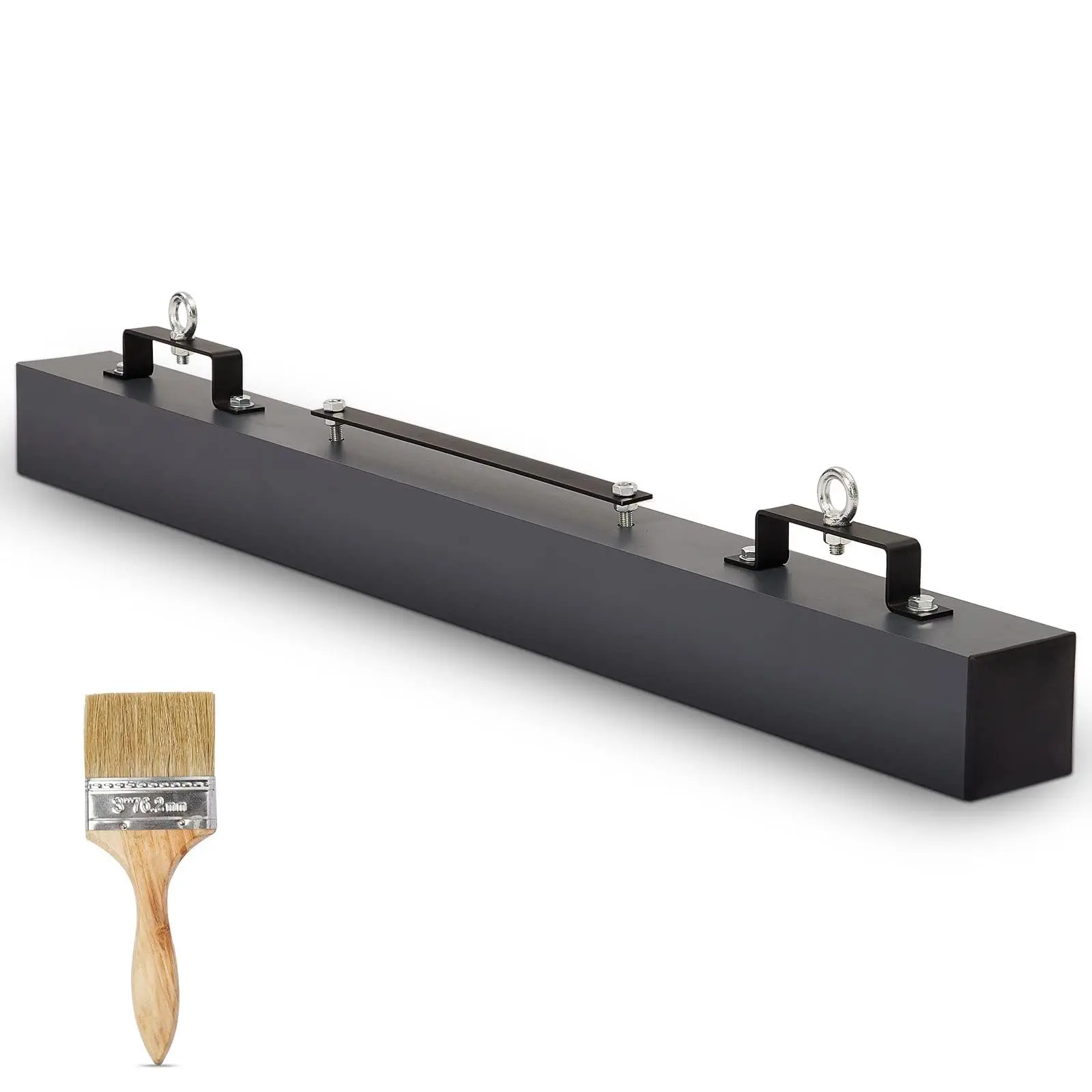 

60" Hanging Magnetic Sweeper, 120 lbs Lifting Capacity Forklift Magnet With Quick Release Lever For Warehouse