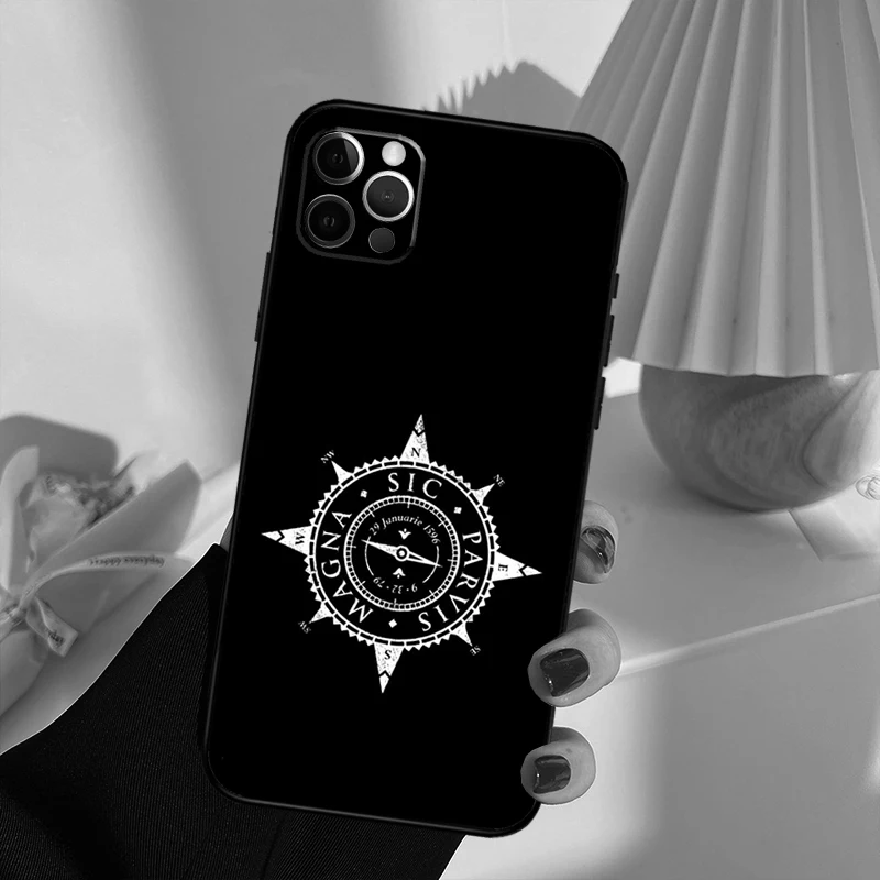 Sic Parvis Magna Uncharted Case For iPhone 11 12 13 14 15 16 Pro Max Cover For iPhone 13 12 Mini XR X XS Max Plus