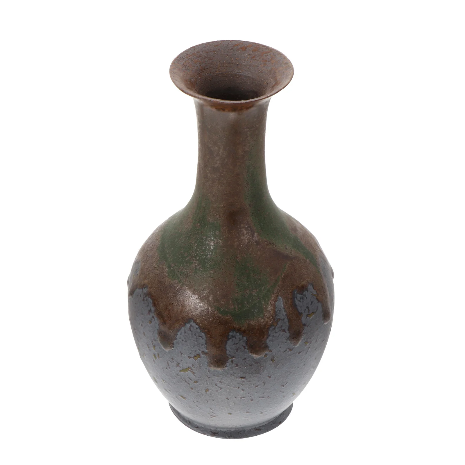 

1Pcs Ceramic Flower Vase Retro Style Delicate Tabletop Vase for Home Office Wedding Decoration Floral Art Flower Art