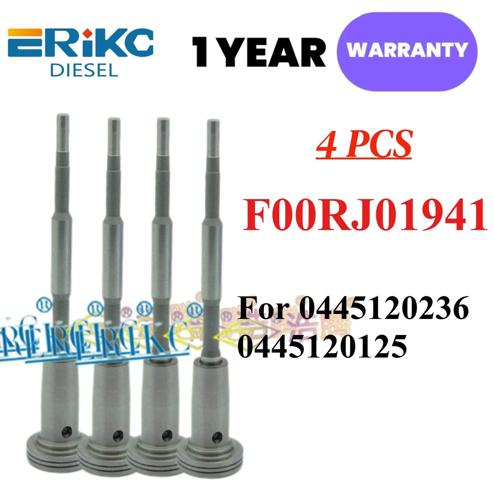 

ERIKC Injection Valves F 00 R J01 941 Valve Control F00RJ01941 Diesel Nozzle Valve F00R J01 941 for 0445120236 0445120125
