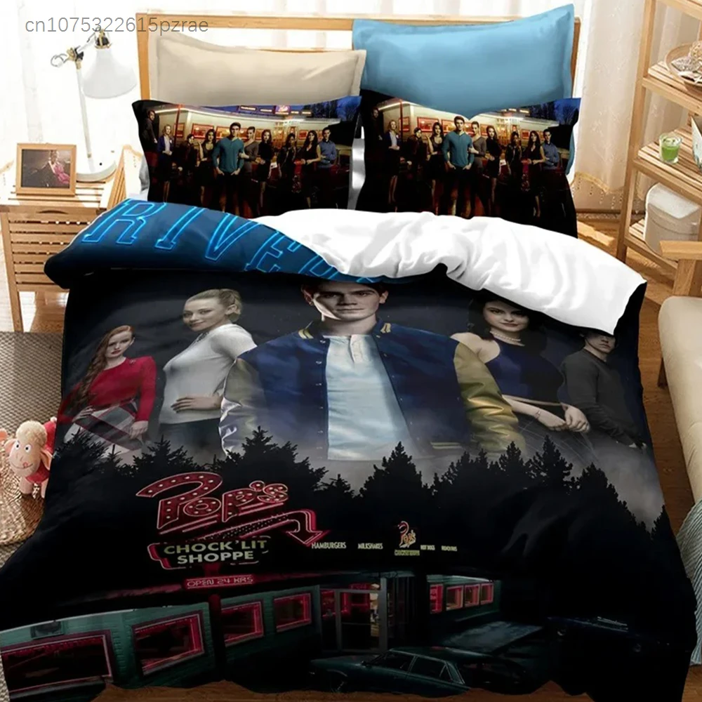 3D Printed Tv Riverdale Bedding Set Duvet Cover Bedroom Comforter Covers Single Twin King Size Quilt Cover Home Textile