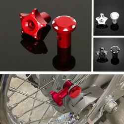 2 PCS 3D CNC Rear Brake Rod Adjusters For YAMAHA TTR110 Kawasaki KLX110 KLX110L For Honda CRF50 CRF110 CRF125F All years