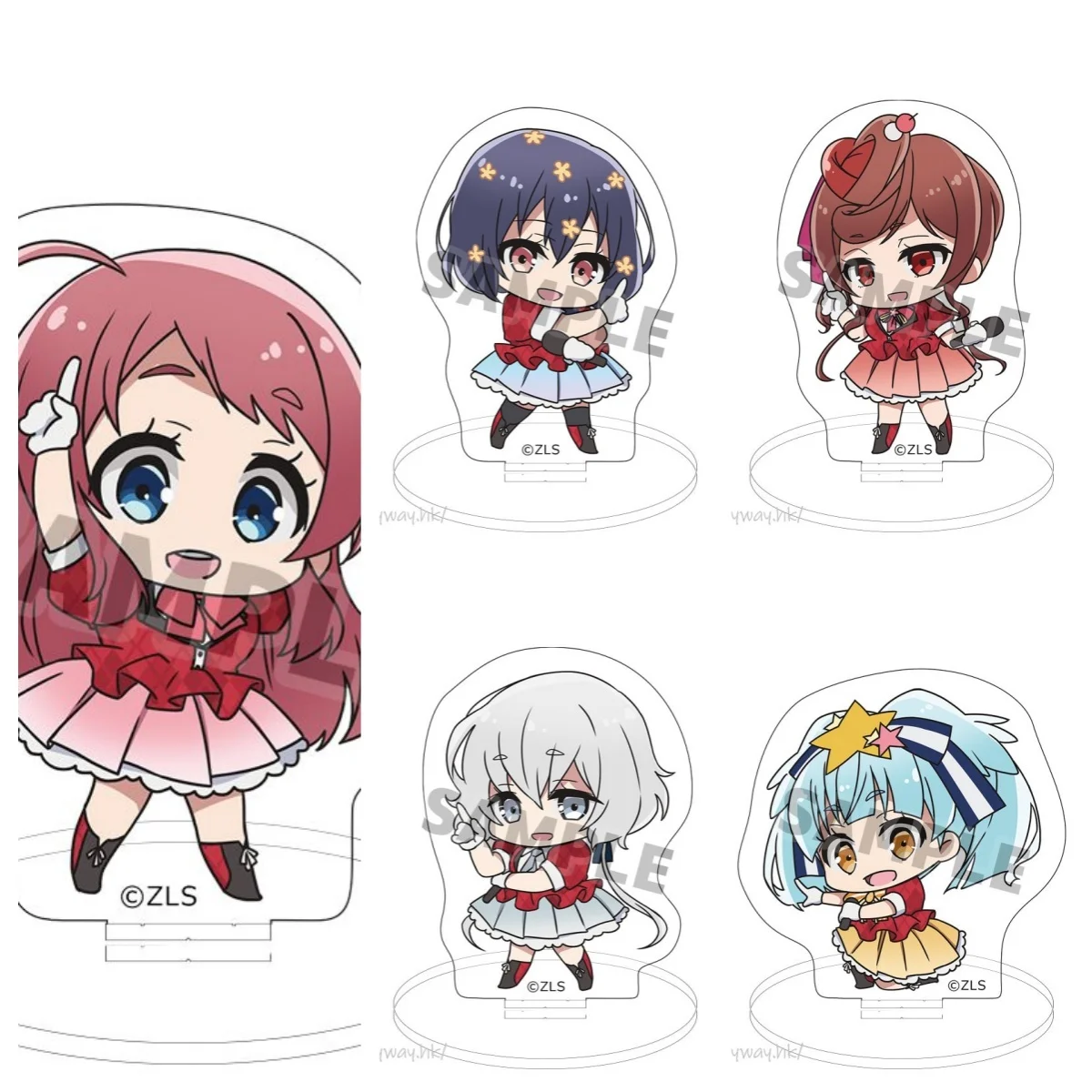 

ZOMBIE LAND SAGA Anime Personalized Character standTransparent Printing Double insertion HD Acrylic Stand standing Gift 10CM