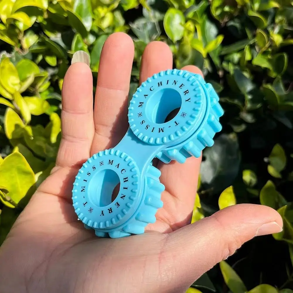 Kołowrotek Palcowy Żyroskop Zabawka Kołowrotek Palcowy Plastikowy Spinner Ręczny Łańcuch Zębatka Wytrzymały DIY
