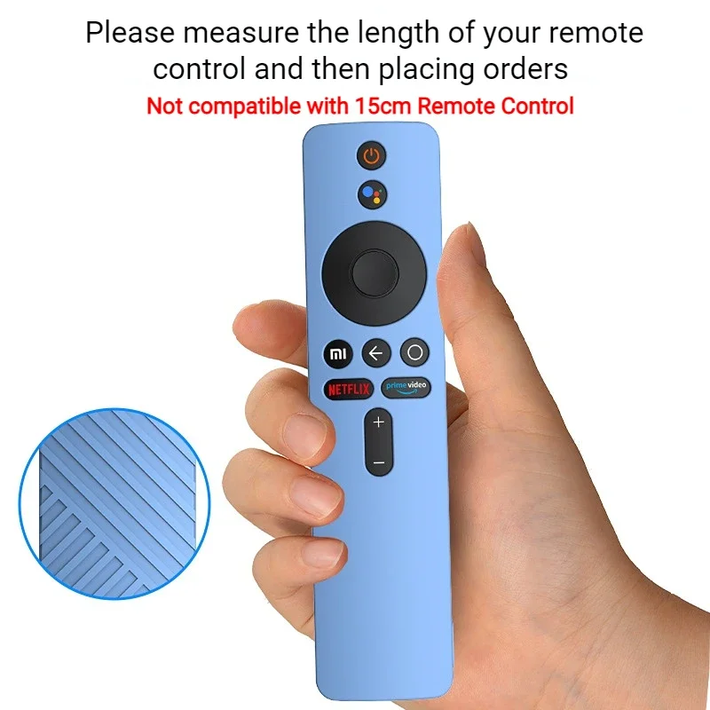 163*40*15mm Remote Control Cover Case for XiaoMi Newest 4K TV MiBoX S Dustproof Remote Sleeve Protective Case for 4K TV MiBoX S