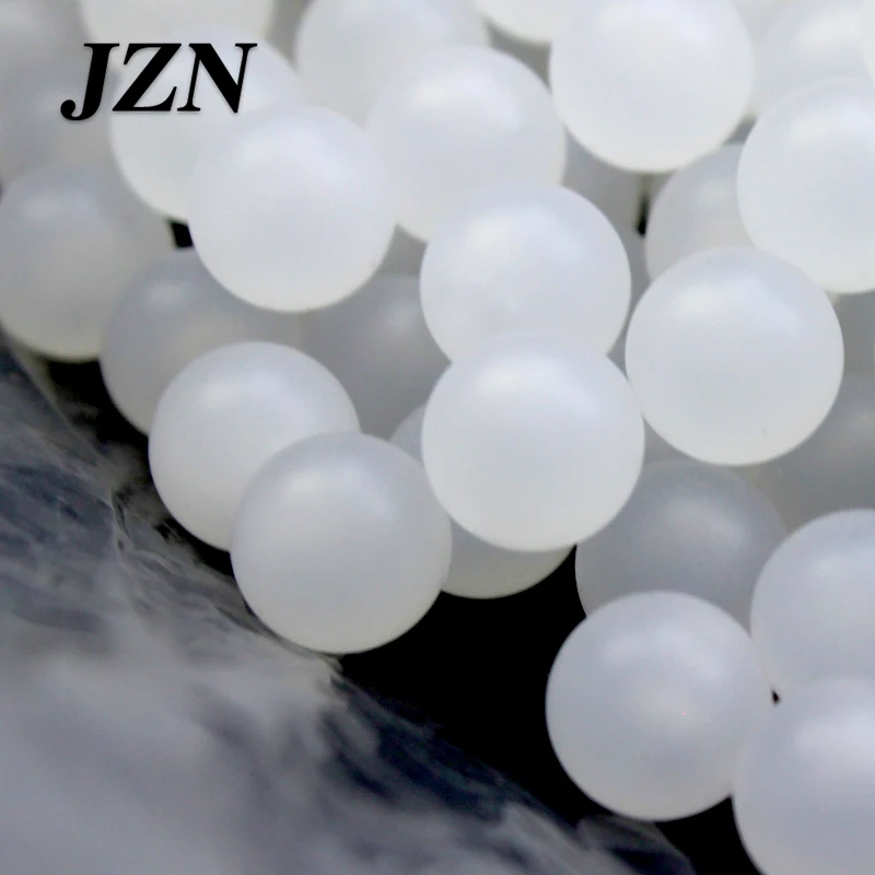 ลูกบอลพลาสติกโพลีโพรพิลีน PP แข็ง ขนาด 3 4 5 6 7 8 9 10 มม. กึ่งโปร่งแสง สำหรับงานวิศวกรรม ทนทานต่อการกัดกร่อน