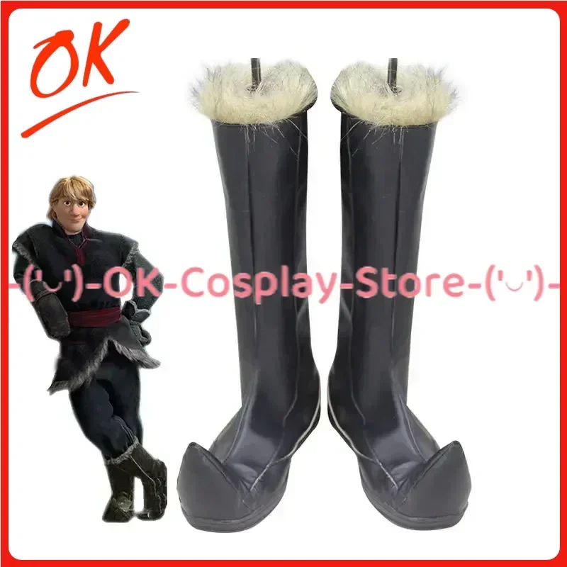 

[На заказ] Kristoff обувь для косплея аниме реквизит для ролевых игр Хэллоуин карнавал вечерние ботинки из искусственной кожи