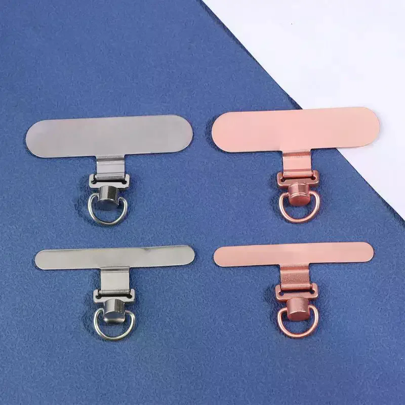 1Pcs Metal Phone Lanyard Gasket Patch Detachable Mobile Phone Rope Card Clip Universal Anti-Lost Phone Strap Holder Adapter view 3