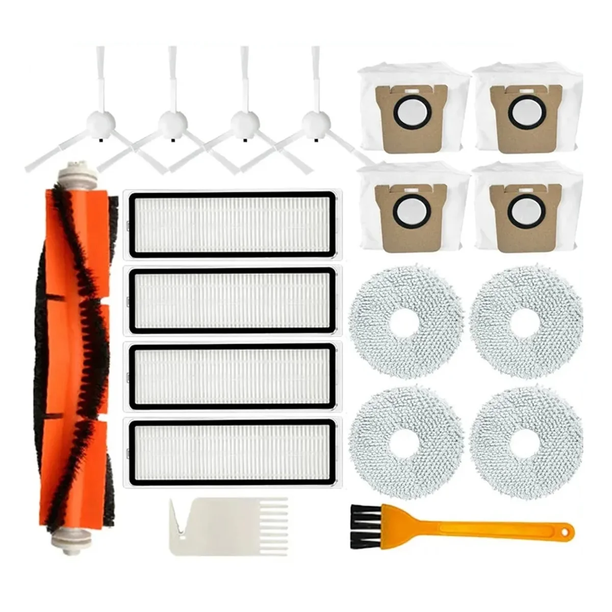 Voor Robot Vacuüm X10 + X10 Plus B101GL Onderdelen Accessoires Hepa Filter Stofzak Rag Mop Stand Stof doos