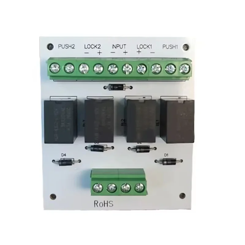

Double Door Interlocking Relay Module For Door Interlock System Fail Safe Lock 69Lx60wx15h(Mm) For Egress Control