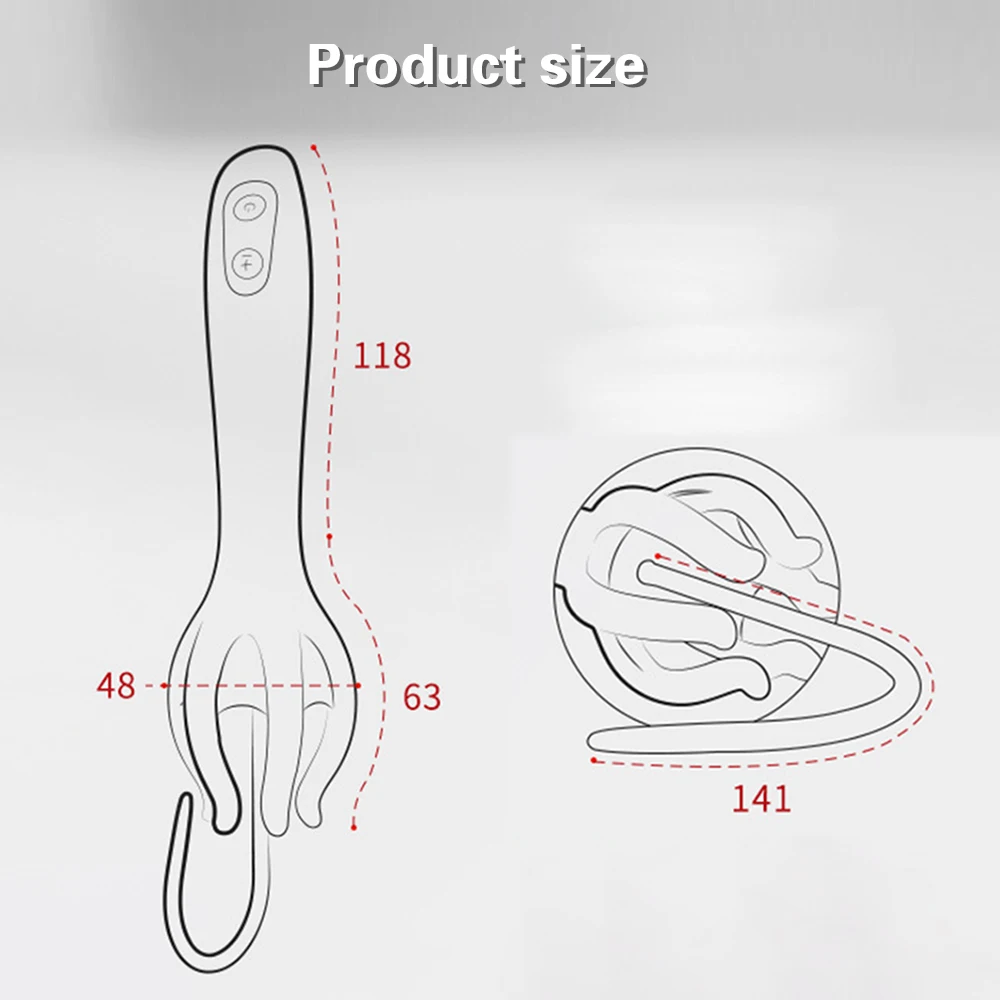 Urethral Vibrator Male Masturbator Horse Eye Vibrating Insertion Penis Plug Urethral Sound Catheter Dilator Glans Trainer SexToy