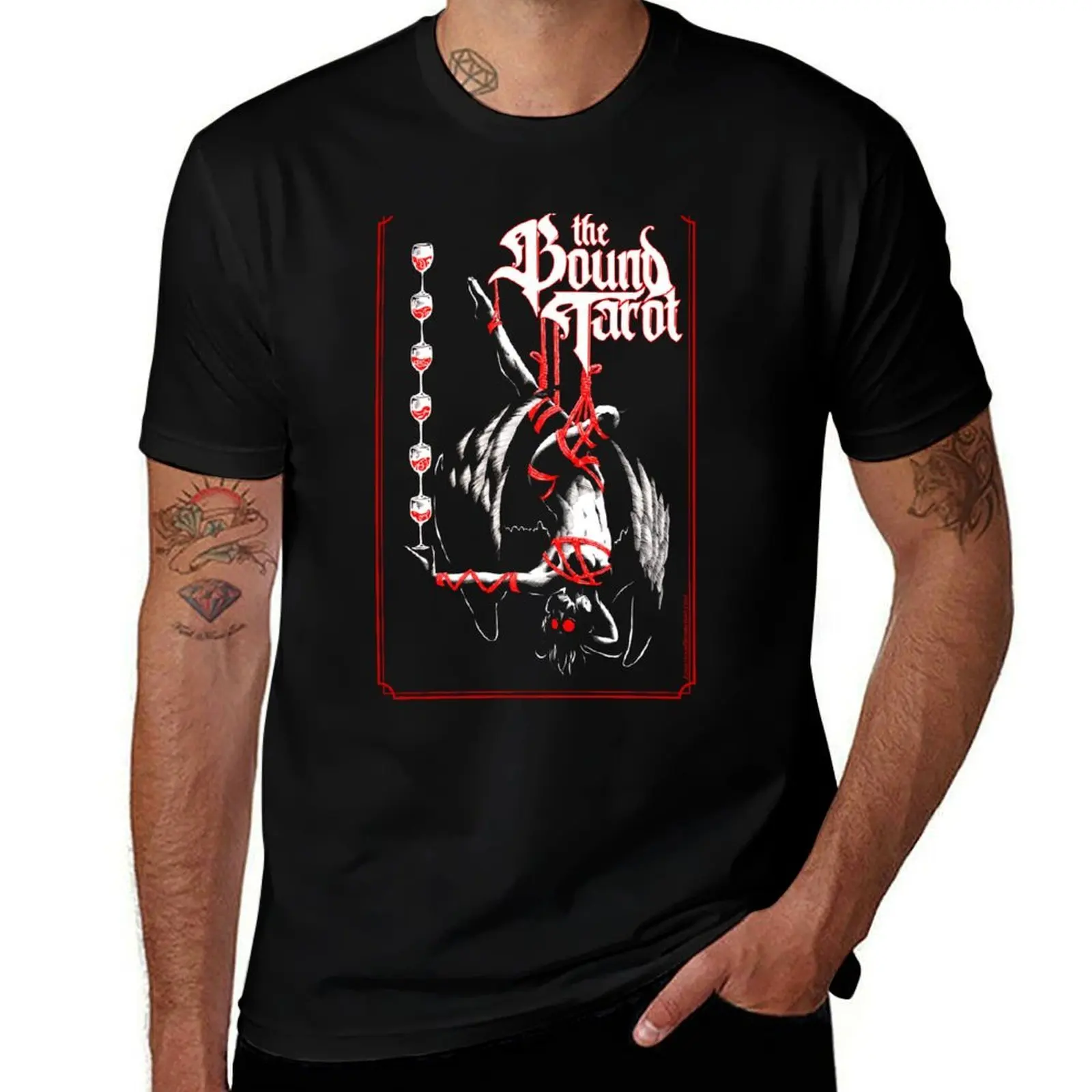The Bound Tarot Six of Cups T-Shirt Halloween Theme T-Shirt