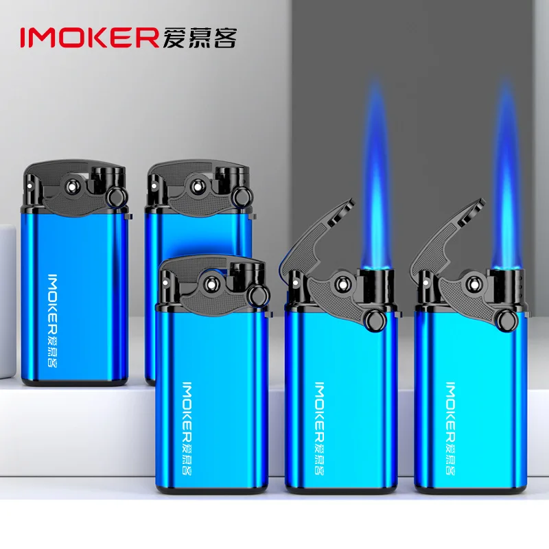 

Rocker Blue Flame Butane Lighter, Metal Windproof Direct Gas Lighter, Inflatable Lighter, Outdoor Survival Camping Tool 2025