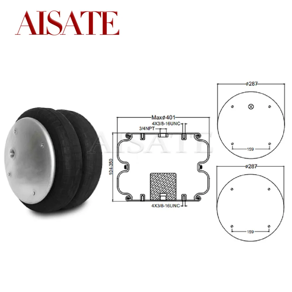 Air Suspension Spring Assembly For Firestone Contitech Goodyear FD530-30 532 W01-358-6805