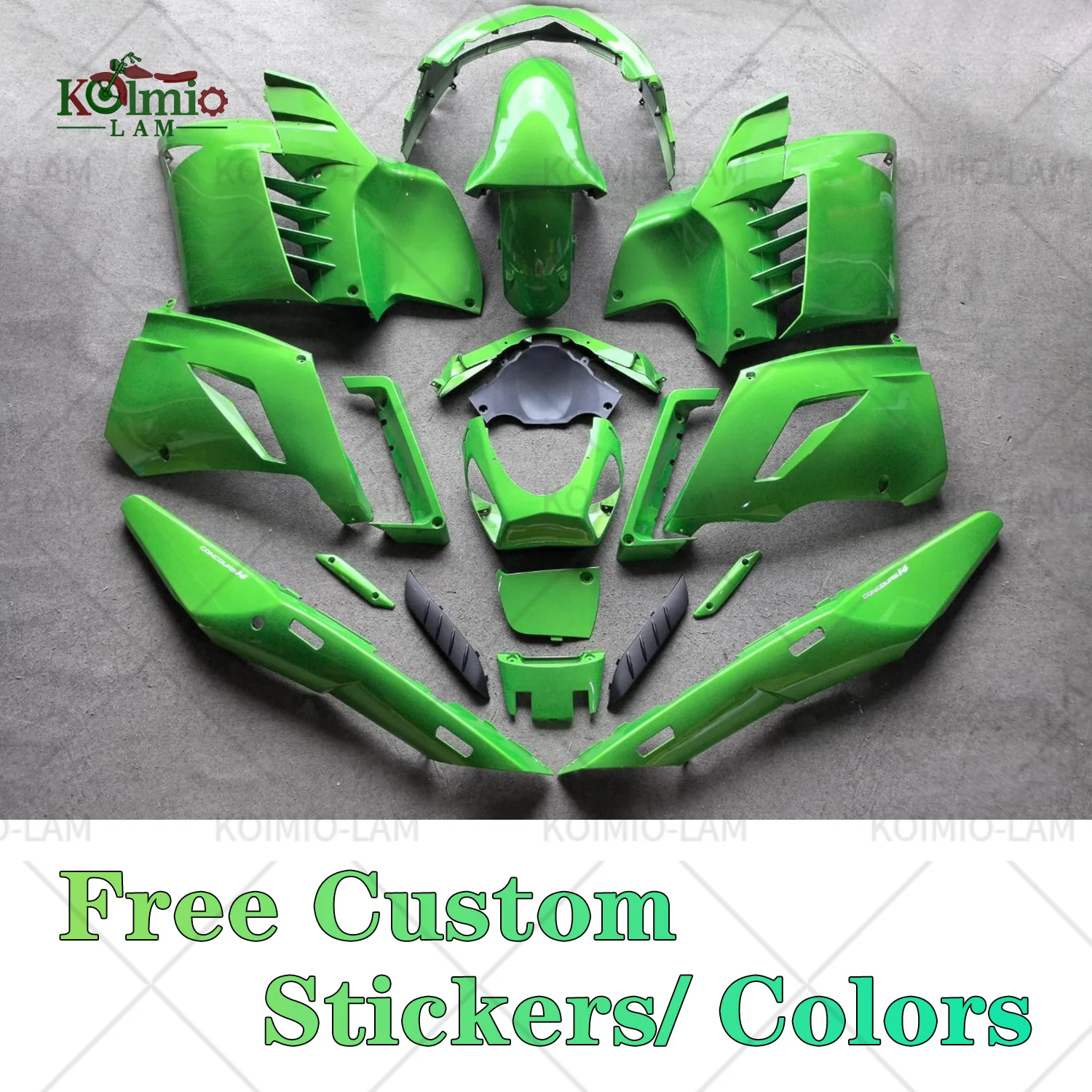 

Motorcycle Accessories Fairing Bodywork Kit Panel Set Fit For Kawasaki Concours 14 GTR1400 ZG1400 2007 - 2009 2008