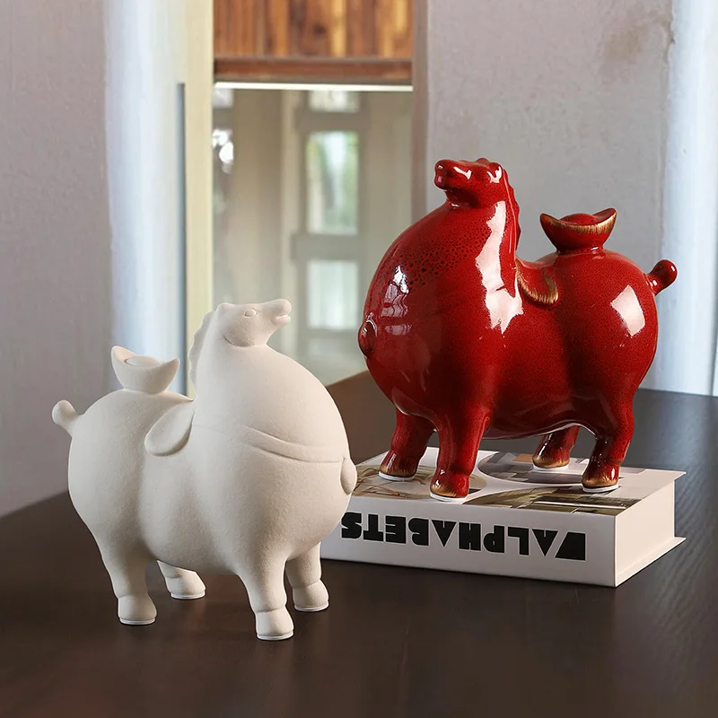 

Ceramic Ornaments Home Living Room Office Handmade Desktop Ornaments Ornaments