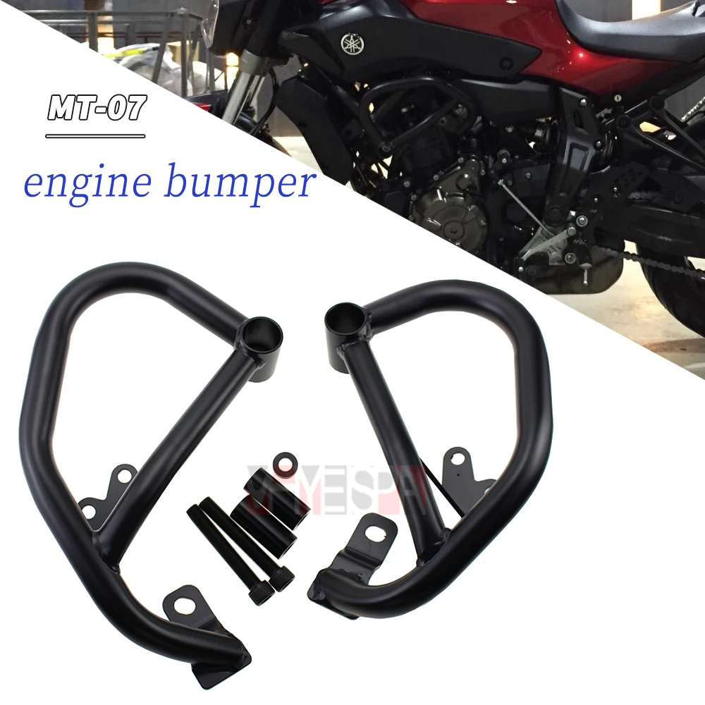 Motorcycle Accessories For YAMAHA MT-07 MT07 FZ-07 FZ07 2014 - 2019 Engine Guard Bumper Crash Bars Stunt Cage Frame Protection