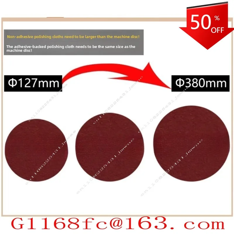 Solid Circle Silk Polishing Cloth Coated with Oxidized Polymer Replaces ATM Metallographic Precision Mirror Polishing Cloth
