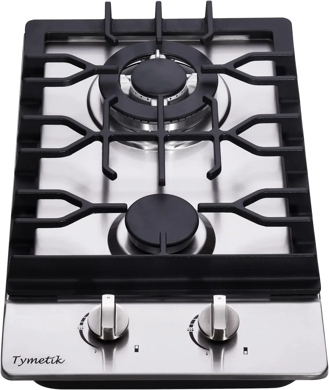 2 Burners Gas  Built-in Stainless Steel Gas Stove Dual Fuel  Convertible Gas Hob for RVs