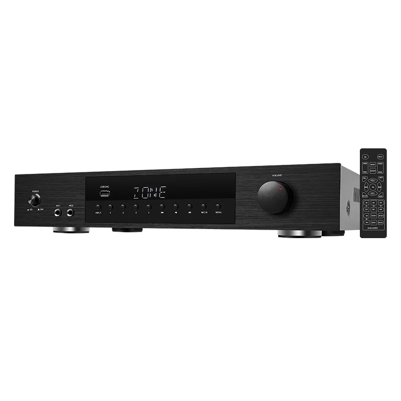 4 Zones 400W High Power Audio Stereo Amplifier Bt5.3 Subwoofer 8.0 Channel 8x50w Bass Amp For Receivers & Amplifiers