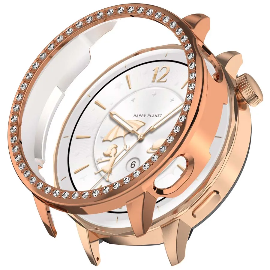  Hard PC Case Cover For OnePlus Watch 3 43MM Protector Bling Diamond Protective Shell Frame For OPPO X2 Mini Bumper Accessorie