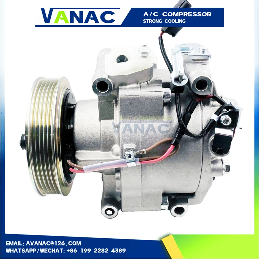 Sanden STR08 3905 13738097T1 AUTO CAR A/C AC COMPRESSOR For Honda City 2014 2015 2016 2017 2018