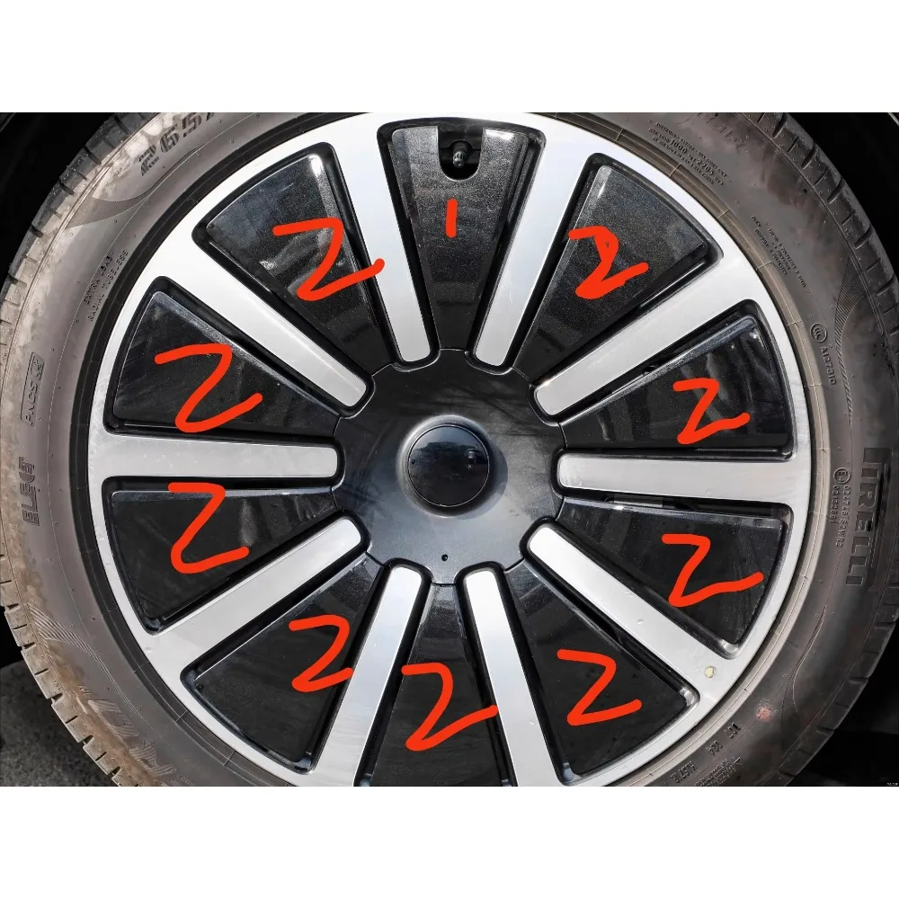 

For AITO M9 2023 2024 Dark Gray Wheel Cover Steel Wheel Trim