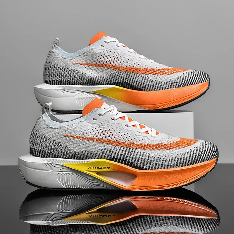 

Running Shoes Men Mesh Flat Cushioning2024 New Breathable Lace-Up Outdoor Gym Jogging Shoes 2024 Luxury Design Sneakers Man