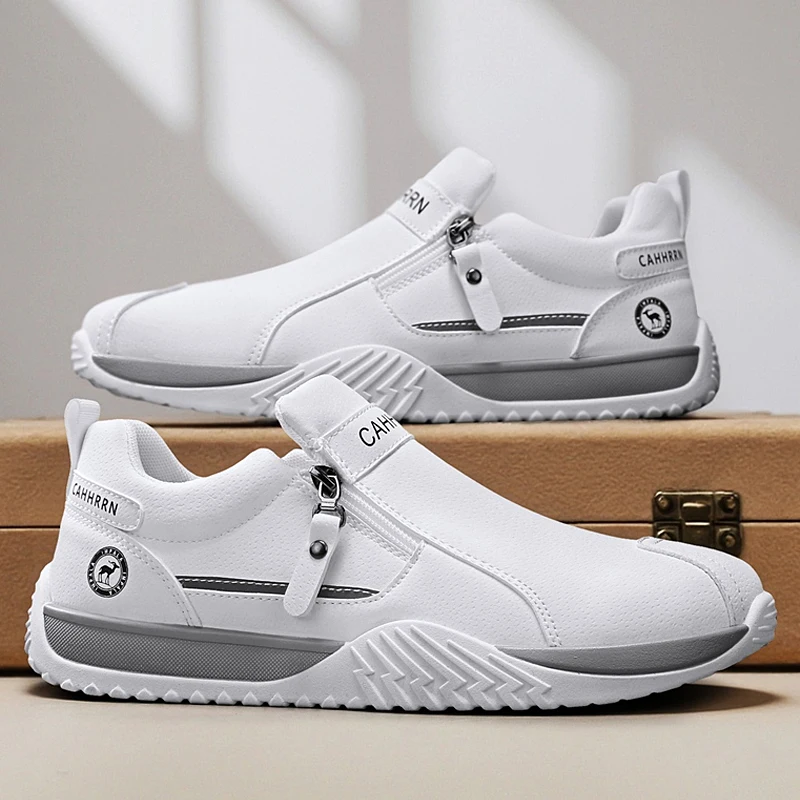 

Повседневная спортивная обувь, мужские универсальные слипоны на все сезоны, спортивная обувь для активного отдыха, ZD162.