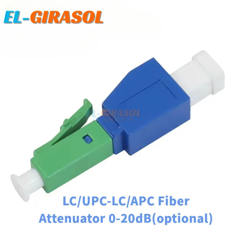 2PCS Fiber Optic Attenuator LC/APC Female To LC/UPC Male 0db 1db 3db 5db 10db 15db 20db Female To Male FTTH