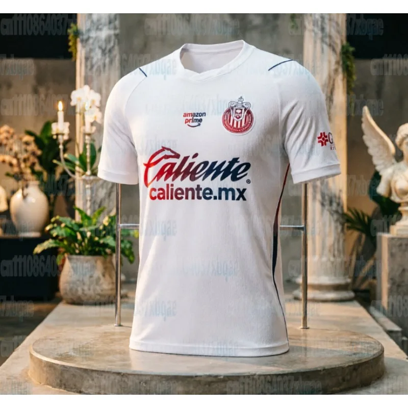 Ropa de Fanáticos de Chivas Guadalajara, Estilo Familiar, Camiseta Deportiva con Estampado 3D, Transpirable, de Secado Rápido, Ropa Urbana de Manga Corta