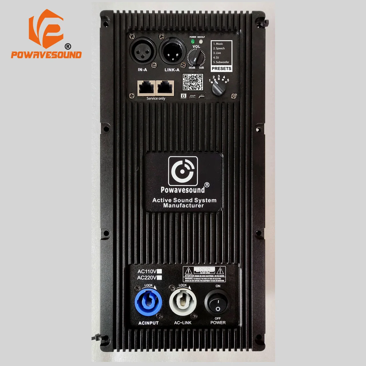 Digital plate amplifier DSP inside for line array speaker single amplifier module 1000W active subwoofer