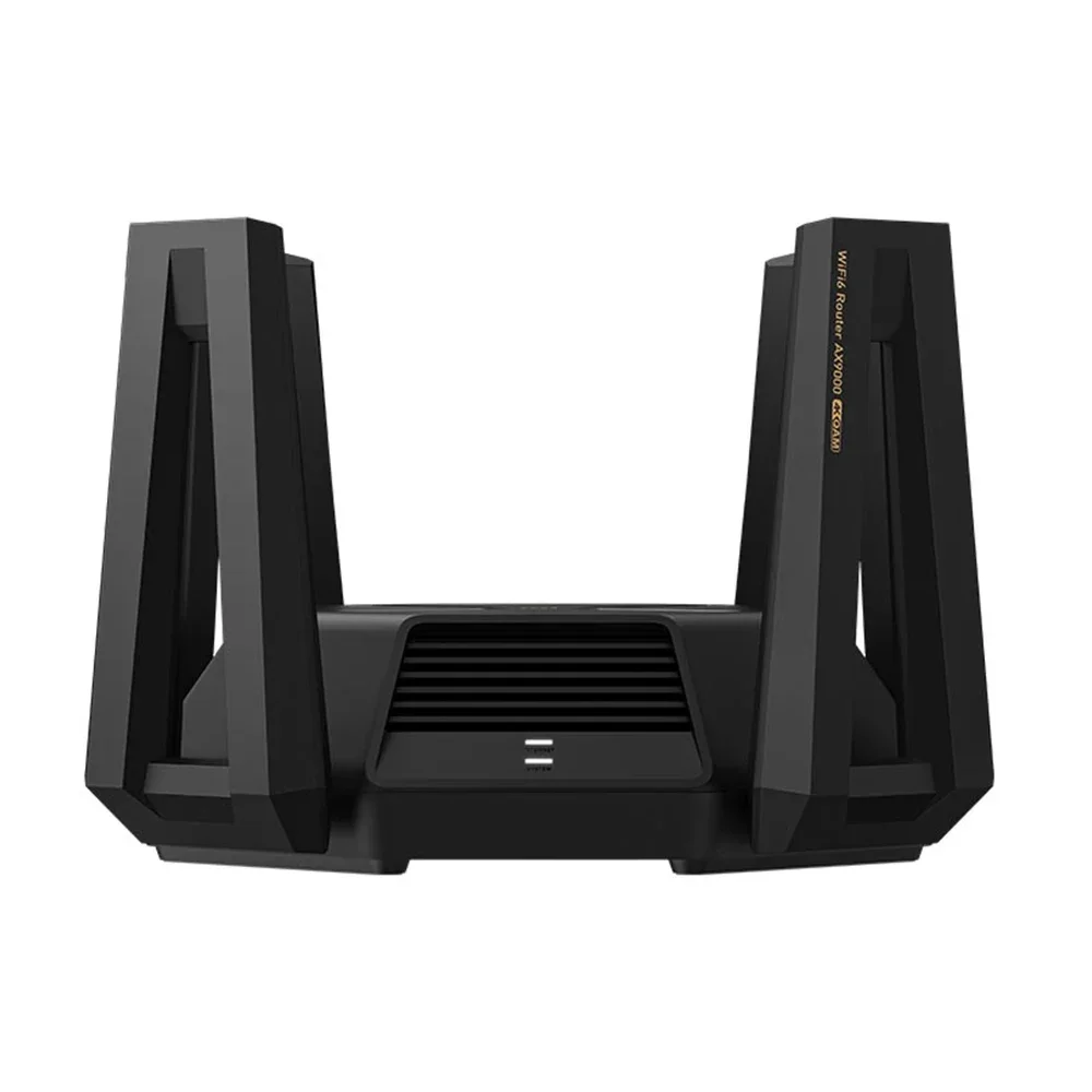 Imagem -06 - Roteador com Antenas de Alto Ganho Versão Melhorada Canais Wifi Cpu 4-core 1gb Ram 4k Qam 12 High-gain 2.4g Jogo 5g Xiaomi-ax9000