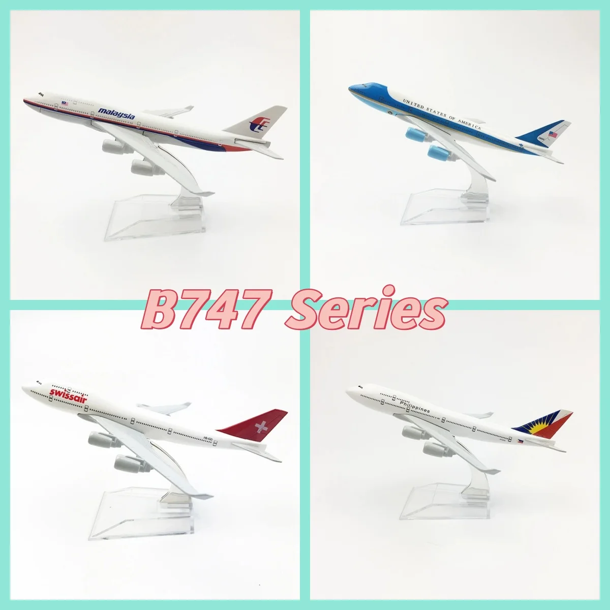 

1/400 металлический масштаб самолета 747 Airways 16 см самолет серии B747 модель самолета комплект игрушки украшения дети собранный подарок