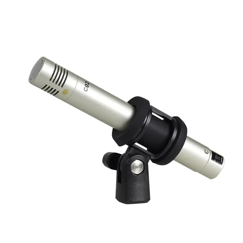 【gift】pencil-microphone-small-diaphragm-suspension-with-clip-3pin-xlr-portable-audio-microphone