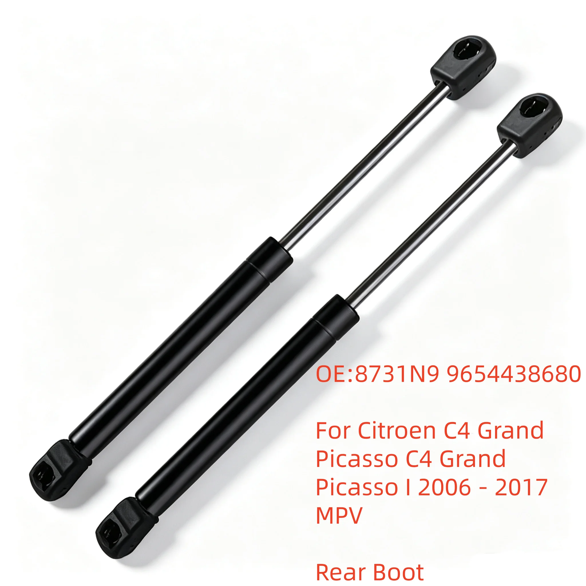 BOXI 2 шт. задние газовые пружины багажника 9654438680 8731N9 для Citroen C4 Grand Picasso 2006-2017 MPV, амортизаторы подъема багажника