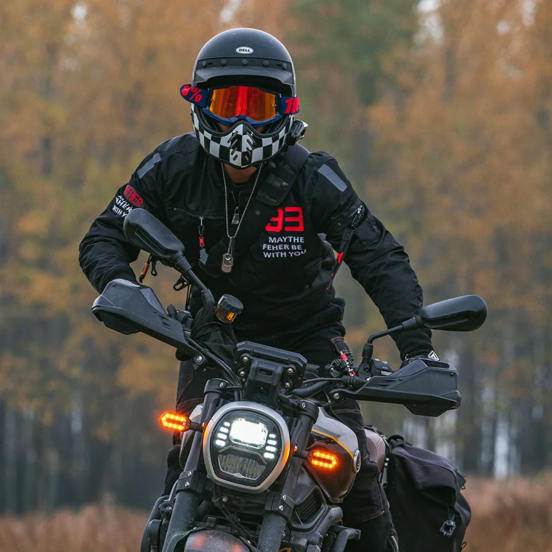 

FEHER Motorcycle Riding Suit Bomber Jacket Motorcycle Four Seasons Removable Liner Waterproof Jacket Motorbike Jacket Jaquetas