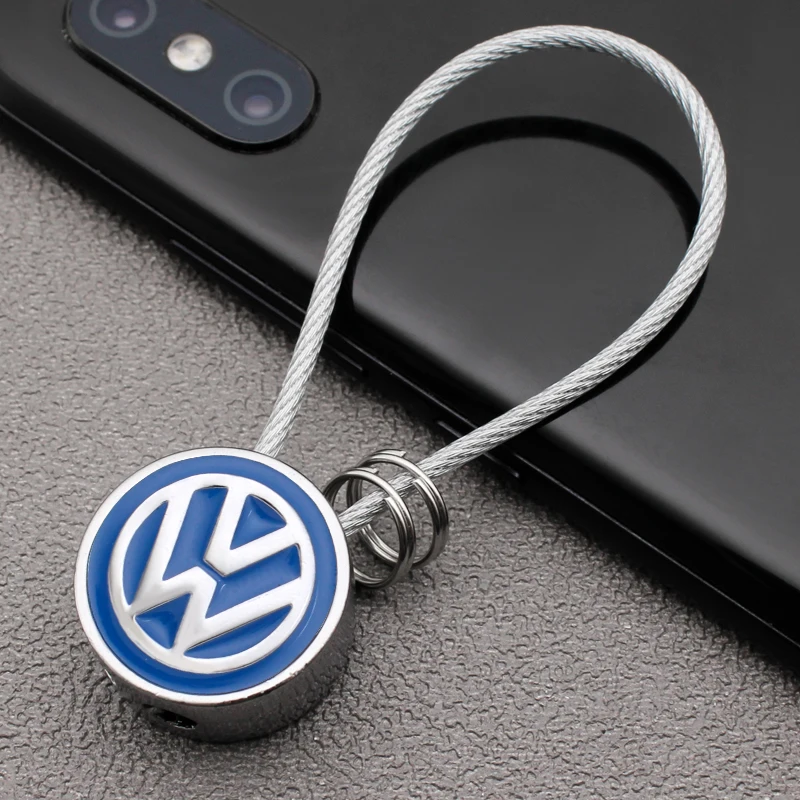 3D Car Metal alloy Car Styling Fashion Keychain Key Chain Key Rings Emblem For Volkswagen Golf Polo Passat Touran