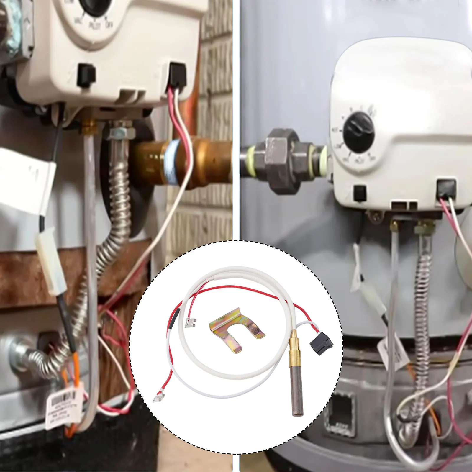 

Continuous Use Gas Thermopile Kits Gas Thermopile Kits Water Heater Replacement Parts Compatible With Most Water Heaters