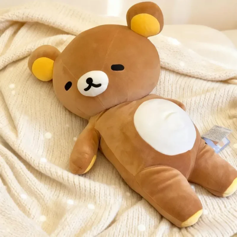 

Милая плюшевая кукла Rilakkuma для сна, игрушки с изображением медведя, креативная мультяшная подушка для сна, декор комнаты, коллекционный подарок на день рождения